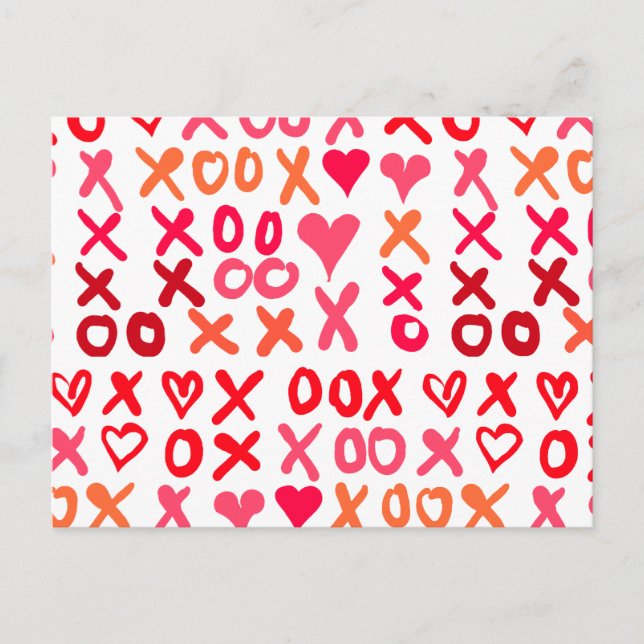 Hugs and Kisses Postcard (Front)