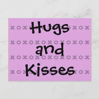 Hugs and Kisses Postcard