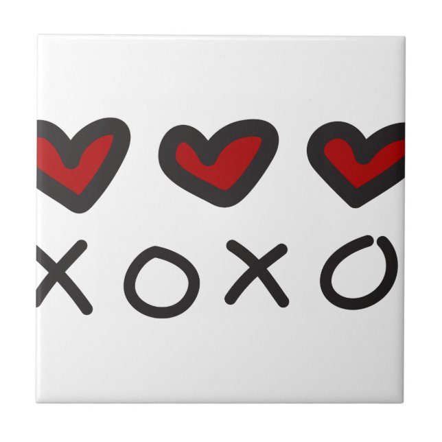 Hugs And Kisses Tile (Front)