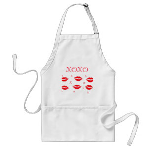 Hugs And Kisses Valentine Apron
