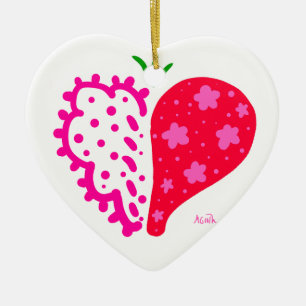 hugs and kisses Xmas ornament