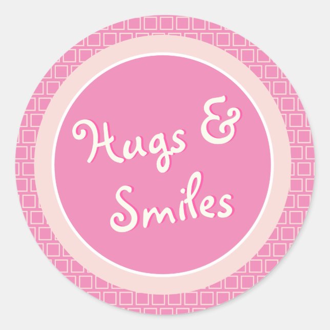 Hugs and Smiles Stickers (Front)