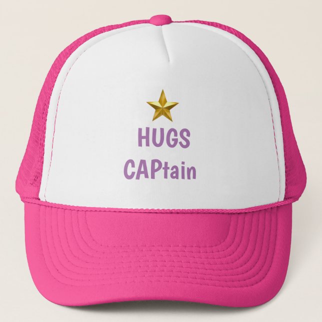 HUGS CAPtain Ballcap Trucker Hat (Front)