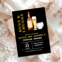 Hugs & Chuggs Beers Diapers Couples Baby Shower