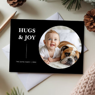 Hugs, Joy & Pawprints Everywhere holiday card