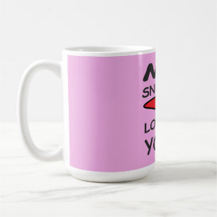 Hugs kind of love message with design coffee mug