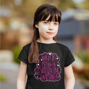 Hugs, kisses and Valentine Wishes, Hearts, Love    T-Shirt