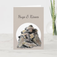 Hugs & Kisses Beary Warm Wishes Get Well Soon