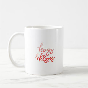 hugs & kisses coffee mug