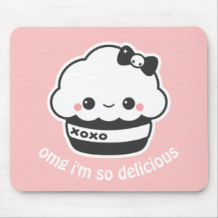 Hugs & Kisses Cupcake Mouse Pad