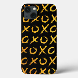 Hugs & Kisses (gold) iPhone 13 Case