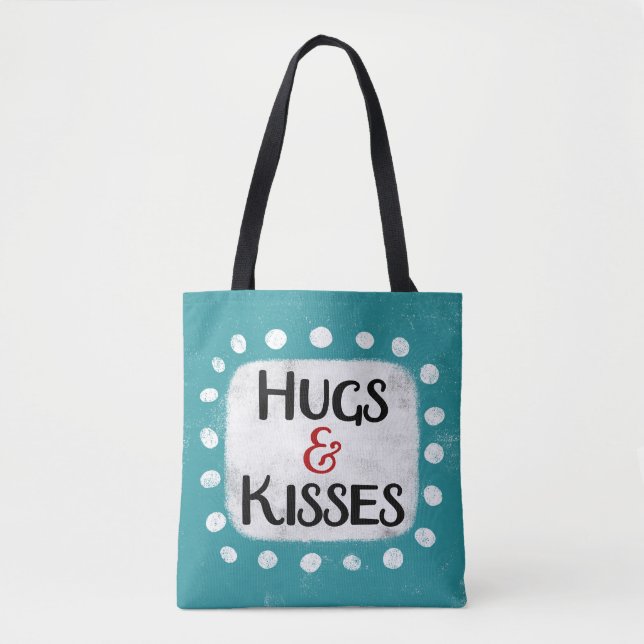 Hugs & Kisses Tote Bag (Front)