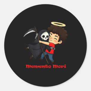 Hugs - Memento Mori Classic Round Sticker