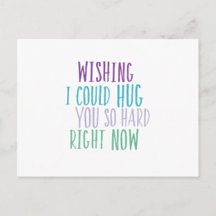Hugs So Hard Postcard
