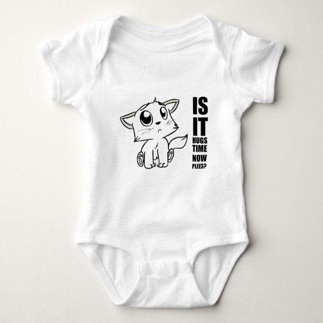 Hugs time baby bodysuit (Front)