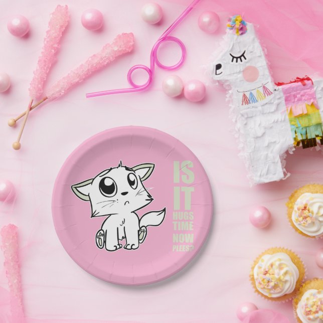 Hugs time paper plate (Party)