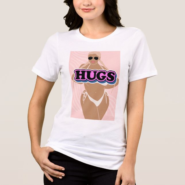 hugs Tri-Blend shirt (Front)