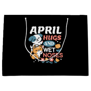 Hugs, Wet Noses, and Spring Vibes – Playful Pet Large Gift Bag