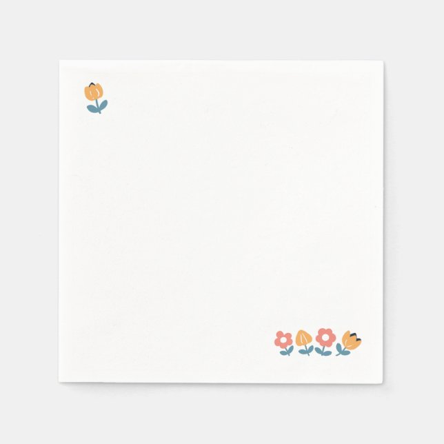 Hugs, Wet Noses, and Spring Vibes – Playful Pet Napkin (Front)