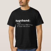 Hugsband Dictionary definition - white text