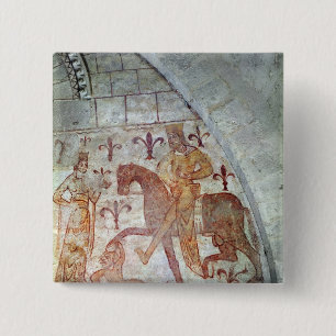 Hugues IX Lusignan 15 Cm Square Badge
