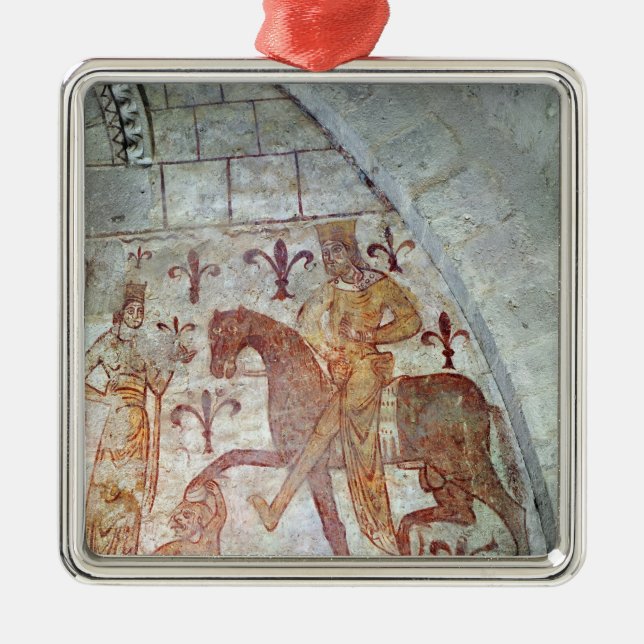 Hugues IX Lusignan Metal Tree Decoration (Front)