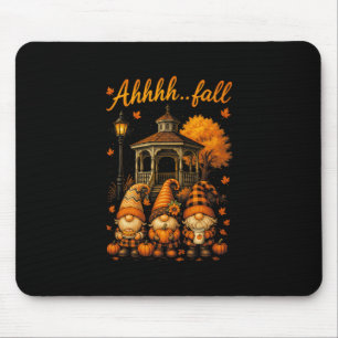 Hugvyn Ahhhh...fall Season Pumpkin Gnome Autumn Th Mouse Pad