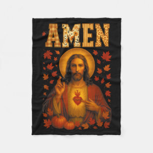 Hugvyn Amen Fall Jesus Christian Bible Verses Than Fleece Blanket