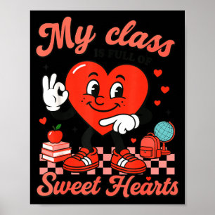 Hugvyn Six Seven Heart 6 7 My Cl Is Full Sweethear Poster