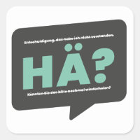 Huh? Lustiger Spruch Humor German