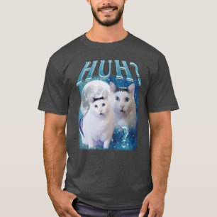 Huh What Funny Cat Meme funny T-Shirt