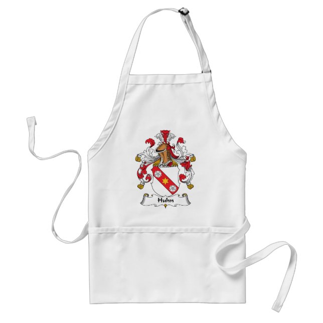 Huhn Family Crest Standard Apron (Front)