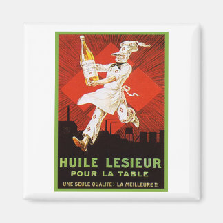 Huile Lesieur Vintage Ad Magnet