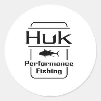 HUK Fishing Performance Classic Round Sticker