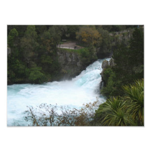 Huka Falls near Lake Taupo, New Zealand Photo Print