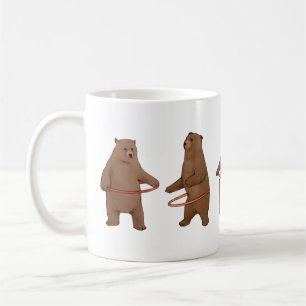 Hula bear coffee mug
