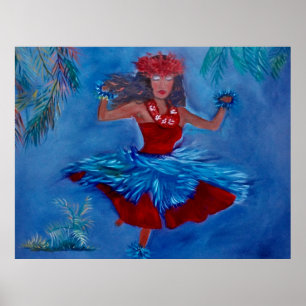 Hula Dance Poster