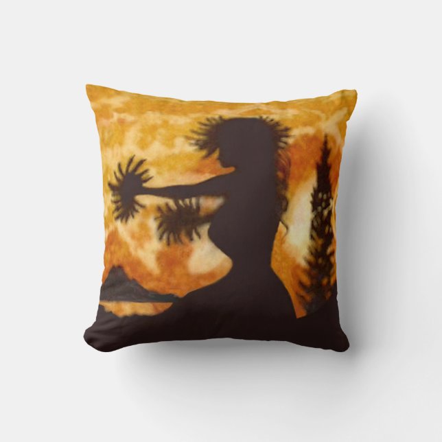 Hula Dancer  Cushion (Front)