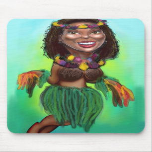 Hula Dancer Mouse Pad