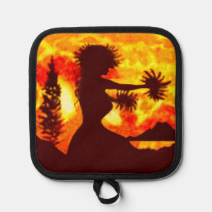 Hula Dancer  Pot Holder