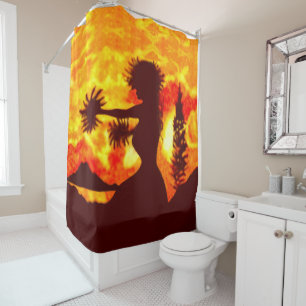 Hula Dancer  Shower Curtain