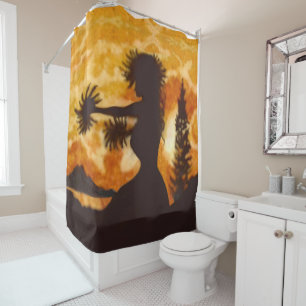 Hula Dancer  Shower Curtain