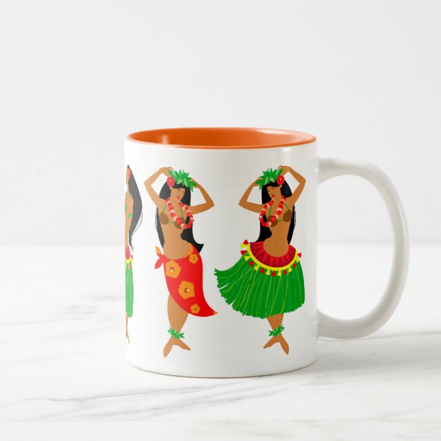 Hula dancers mug (Right)