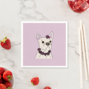 Hula dog napkin