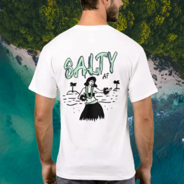 Hula Girl by Salty AF  T-Shirt (Creator Uploaded)