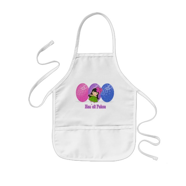 Hula Girl Easter Egg Aprons (Front)