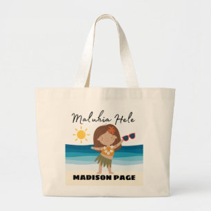 Hula Girl Tote Bag