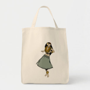 Hula Girl Tote Bag