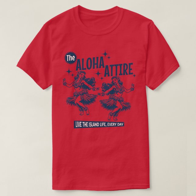 Hula Girl TShirt (Design Front)