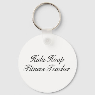 Hula Hoop Fitness Teacher Key Ring